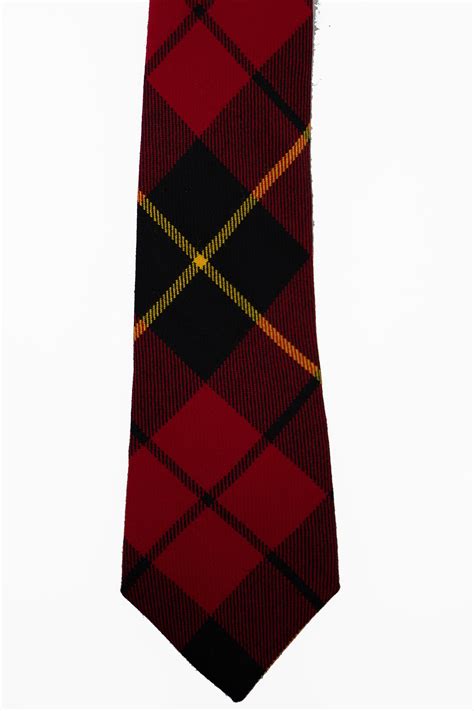 Usa Kilts Wallace Red Modern Tartan Plaid Wool Necktie Made In Etsy