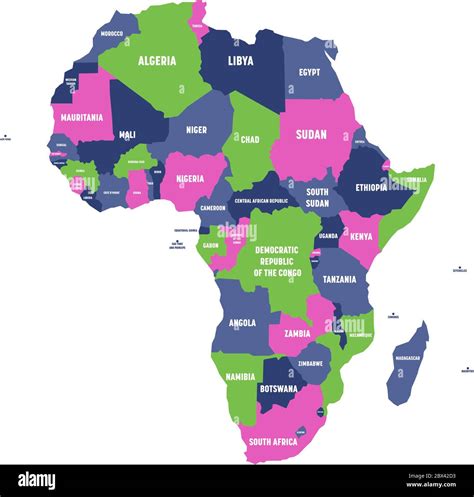 Mapa De Africa Con Los Nombres De Sus Paises Gamer 4 Everbr