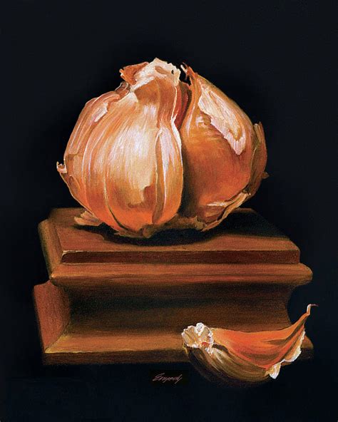 Garlic Painting By Anthony Enyedy Fine Art America