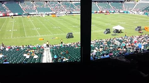 Lincoln Financial Field Eagles Luxury Suite Youtube