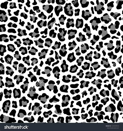 Gray Black And White Leopard Fashion Seamless Pattern Ad Ad