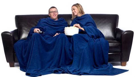 Two Person Snuggie The Official Blanket With Sleeves Evedonusfilm