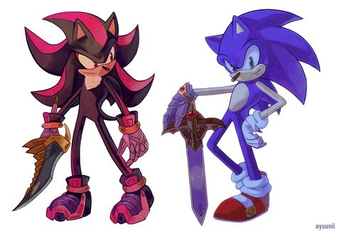 Sonic The Hedgehog With A Sword