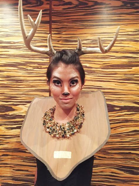 Taxidermy Deer Halloween Costume Inspiration A Doe Rable Clever Halloween Costumes Deer