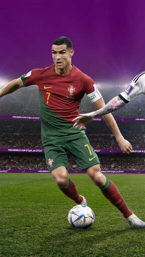 640x1136 Ronaldo Vs Messi Fifa World Cup 2022 Iphone 55c5sse Ipod