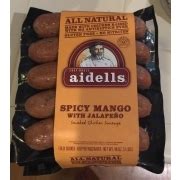 Chef Bruce Aidells Spicy Mango With Jalapeno Smoked Chicken Sausage Calories Nutrition