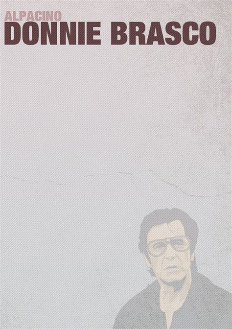 Donnie Brasco Simple Poster Of Al Pacino As Benjamin “lefty” Ruggiero