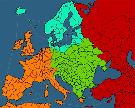 Simple Europe Map Game Round 28