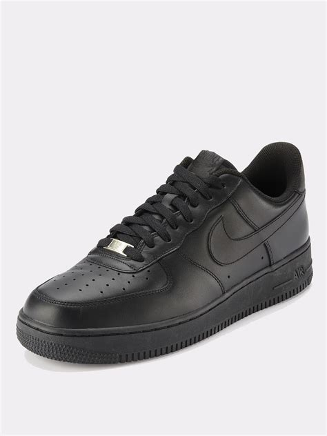 Mens Black Air Force Ones Airforce Military