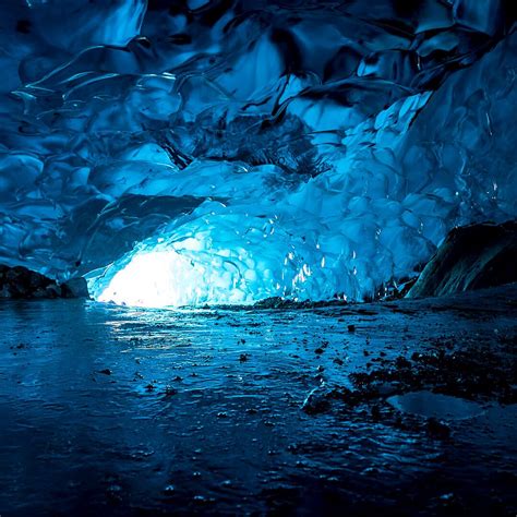An Ice Cavern To The North Of The Anthorian Mountains — The World Of