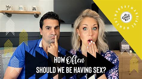 How Often Should Married Couples Have Sex Youtube