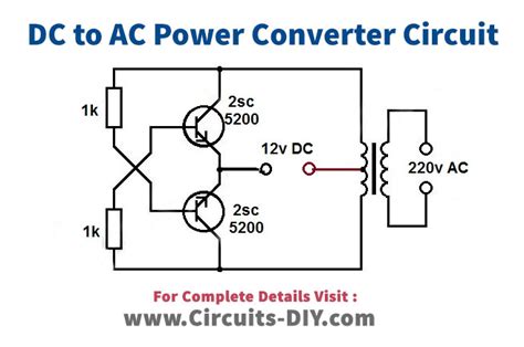 One Transistor Inverter Circuit Diagram Circuit Diagram