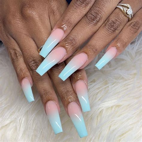 Qtdoesmynails💅🏾 On Instagram “long Ombré 💓 • • Online Booking Now
