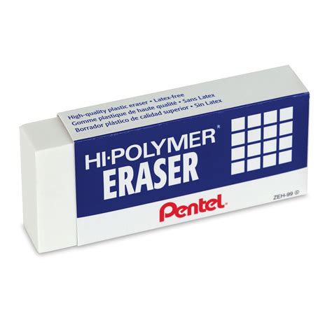 Pentel Hi Polymer Eraser Super Xl White