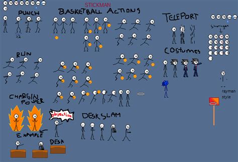 Stickman Sprites By Maussbb On Deviantart