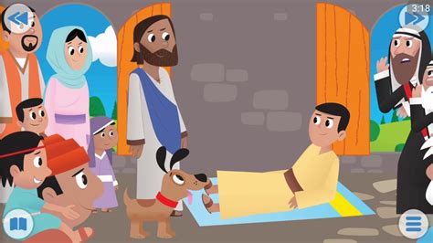 Through The Roof Jesus Heals A Paralyzed Man Luke Youtube