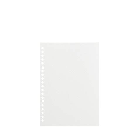 Loose Leaf Papers Refill Drawing 20 Holes 5 Sheets A5 Muji