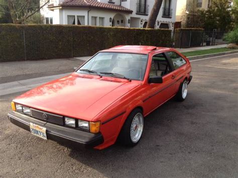 1986 Volkswagen Scirocco Red Coupe Buy Classic Volks