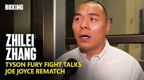 Zhilei Zhang Frustrated Over Tyson Fury Fight And Joyce Rematch Youtube
