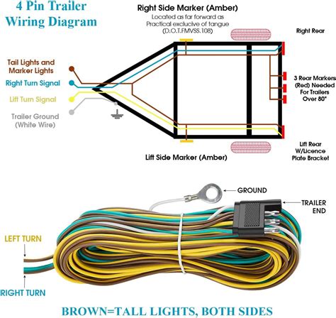 Four Pin Trailer Wiring Diagram