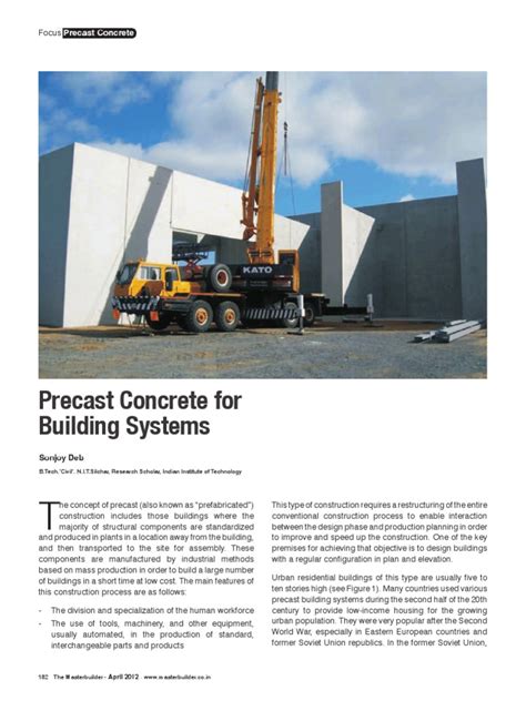 Precast Concrete For Building Systems Precast Concrete