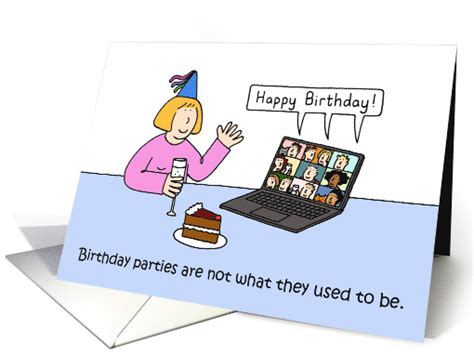 Although the initial idea of celebrating our anniversary at home was underwhelming like many things these days, it wound up being one of the best we have ever had. Coronavirus, Self-isolating Virtual Birthday Party Cartoon ...