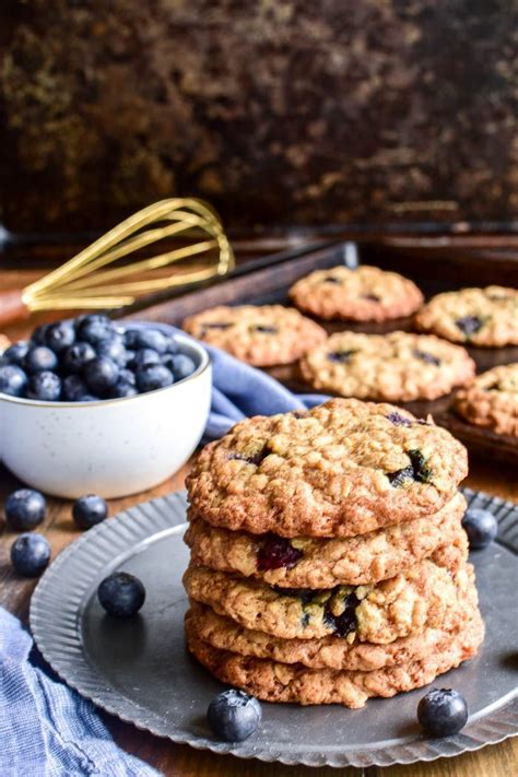 Easy gluten free oatmeal breakfast cookies are sweetened only with honey and a bit of applesauce. Blueberry Oatmeal Cookies in 2020 | Blueberry cookies ...