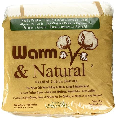 Warm Company Warm Company Warm And Natural Cotton Batting Queen Size 90