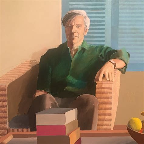 David Hockney Detail Portrait Of Don Bachardy Part Of A Double