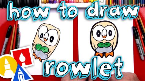 How, then, do you know which features to finally, on the right, i opted not to include the pupil. How To Draw Rowlet Pokemon - YouTube