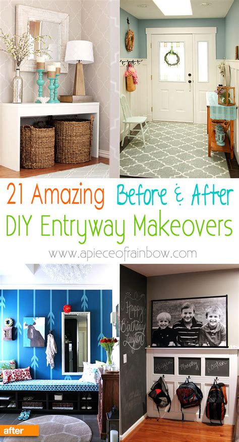 21 Amazing Before After Entryway Makeovers • Veryhom