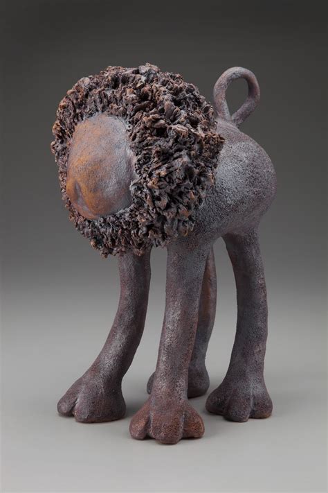 Lion Ceramic Sculpture Animal Sculptures Pottery Animals
