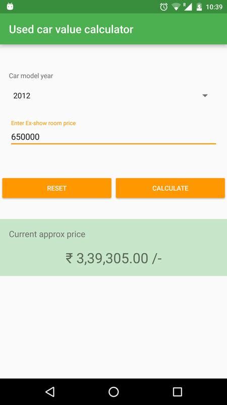 For instance, third party car insurance covers only the repair cost of. Used Car Value Calculator for Android - APK Download