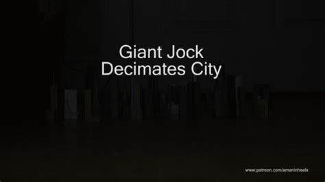 Amaninheels Giant Crossdresser Giant Jock Decimates City Amaninheels
