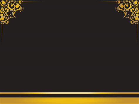 Luxury Frame Backgrounds Black Border And Frames Yellow Templates