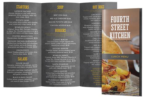 Restaurant Menus