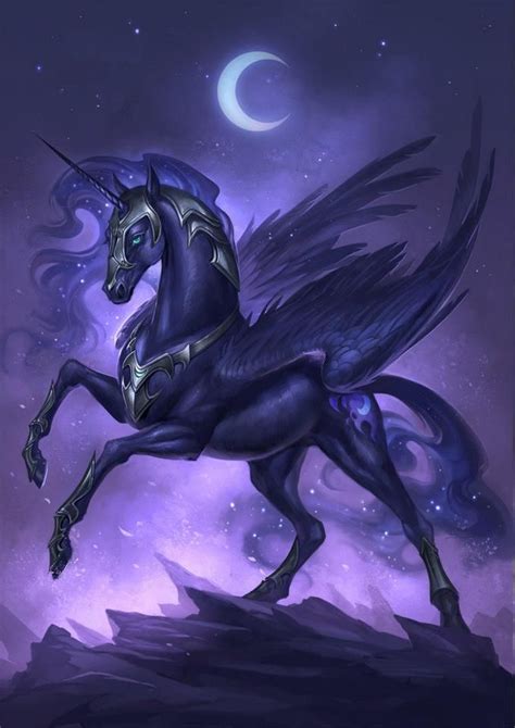 Purple Pegasus Fantasy Creatures Mythical Creatures Art Mythical