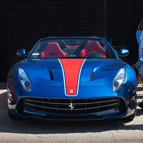 Ferrari F60 Painted In Tour De France Blue W White And Red Central