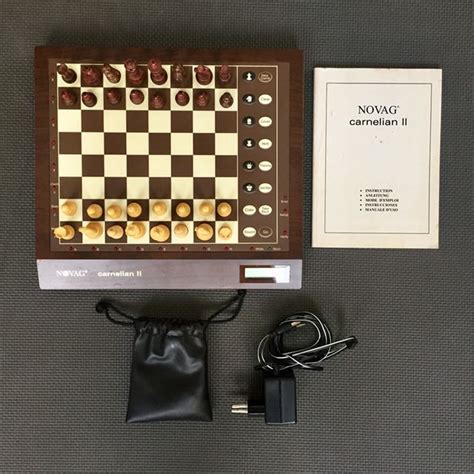 Electronic Chess Computer Novag Carnelian Ii Hobbies And Toys Toys