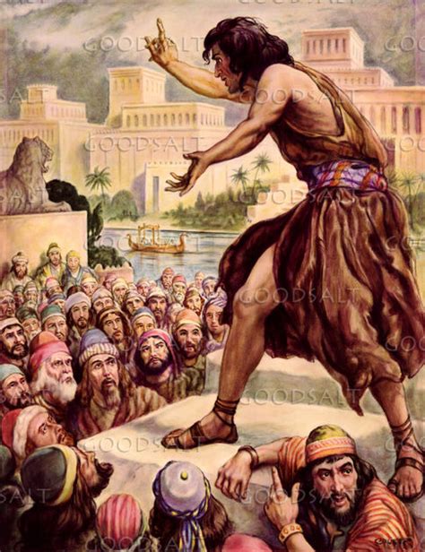 Jonah Preaching At Nineveh Goodsalt