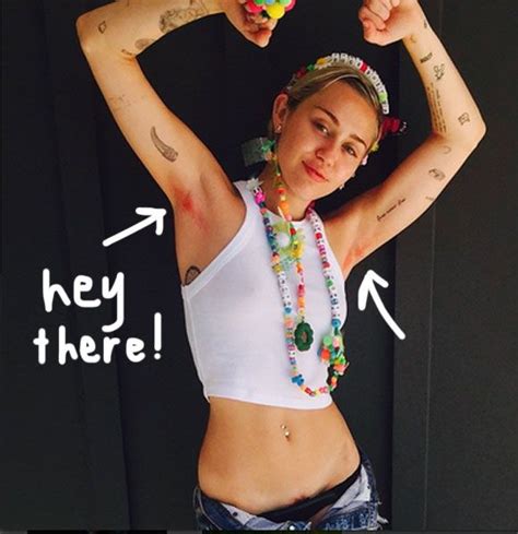 Miley Cyrus Dyes Her Armpit Hair Pink Because Why Not Miley Cyrus