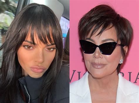 Kendall Jenners New Bangs Make Her Look Like Kris And Kylies Twin E Online Ca