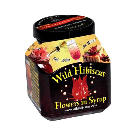 Champagne flute and you have a very pretty drink. Hibiscus Flowers Whole in Syrup 200 ml Wild Hibiscus ...