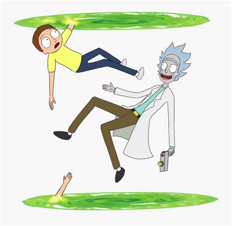 Sintético Foto Rick Y Morty Saliendo De Un Portal Cena Hermosa