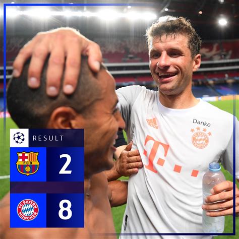 Maybe you would like to learn more about one of these? Bayern Munich smash Barcelona 8-2 : Analysis and reactions