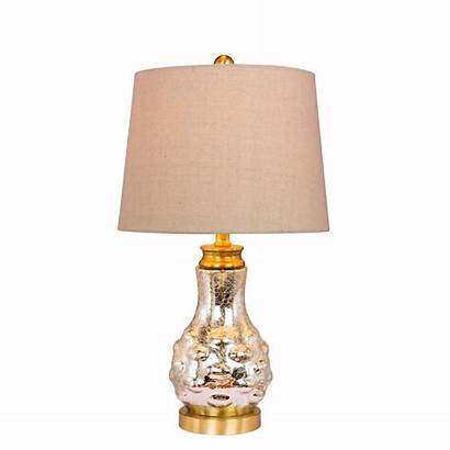 Lamp Genie Table Glass Bottle Fangio Brass