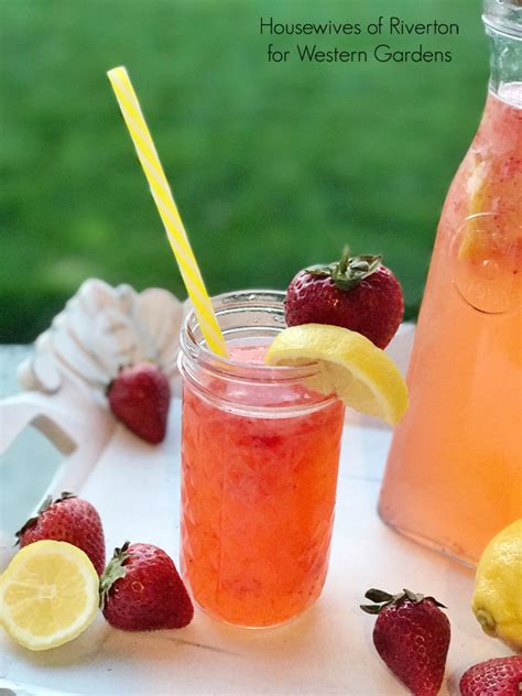 Fresh Squeezed Strawberry Lemonade Recipe Western Garden Centers