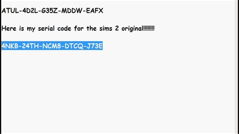 Serial Number For The Sims Game Dhkurt
