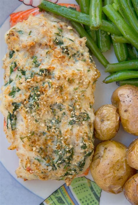 Crab stuffed salmon is an example of a stuffed food. How Long Do You Bake Stuffed Salmon From Costco | Astar Tutorial