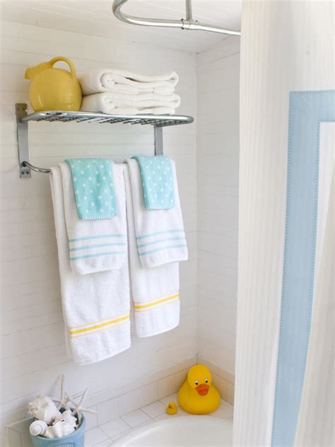The placement of towel racks in a bathroom may seem like a small detail, but as you've probably heard before: Embellished Bath Towels | HGTV